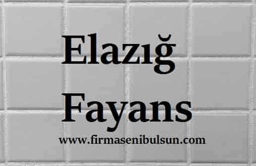 elazığ fayans